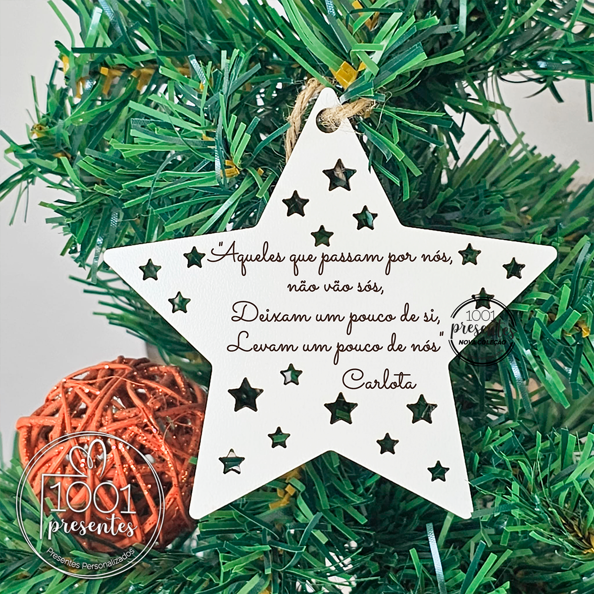 Pendente de Natal estrela "Principezinho"