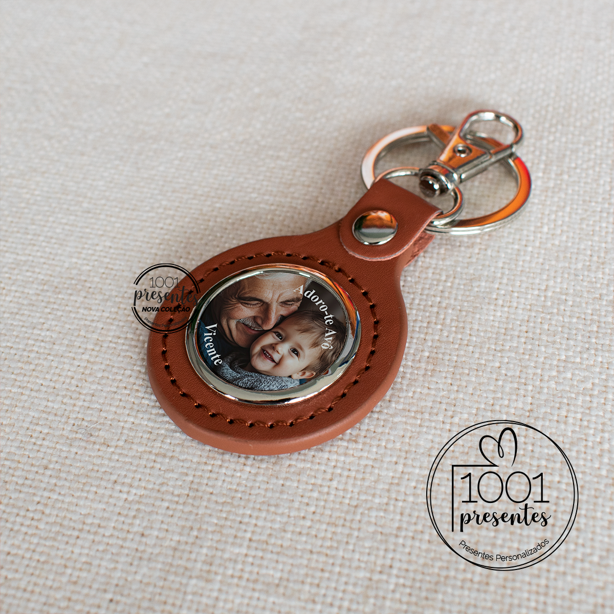 Porta-chaves fotografia "Adoro-te avô"