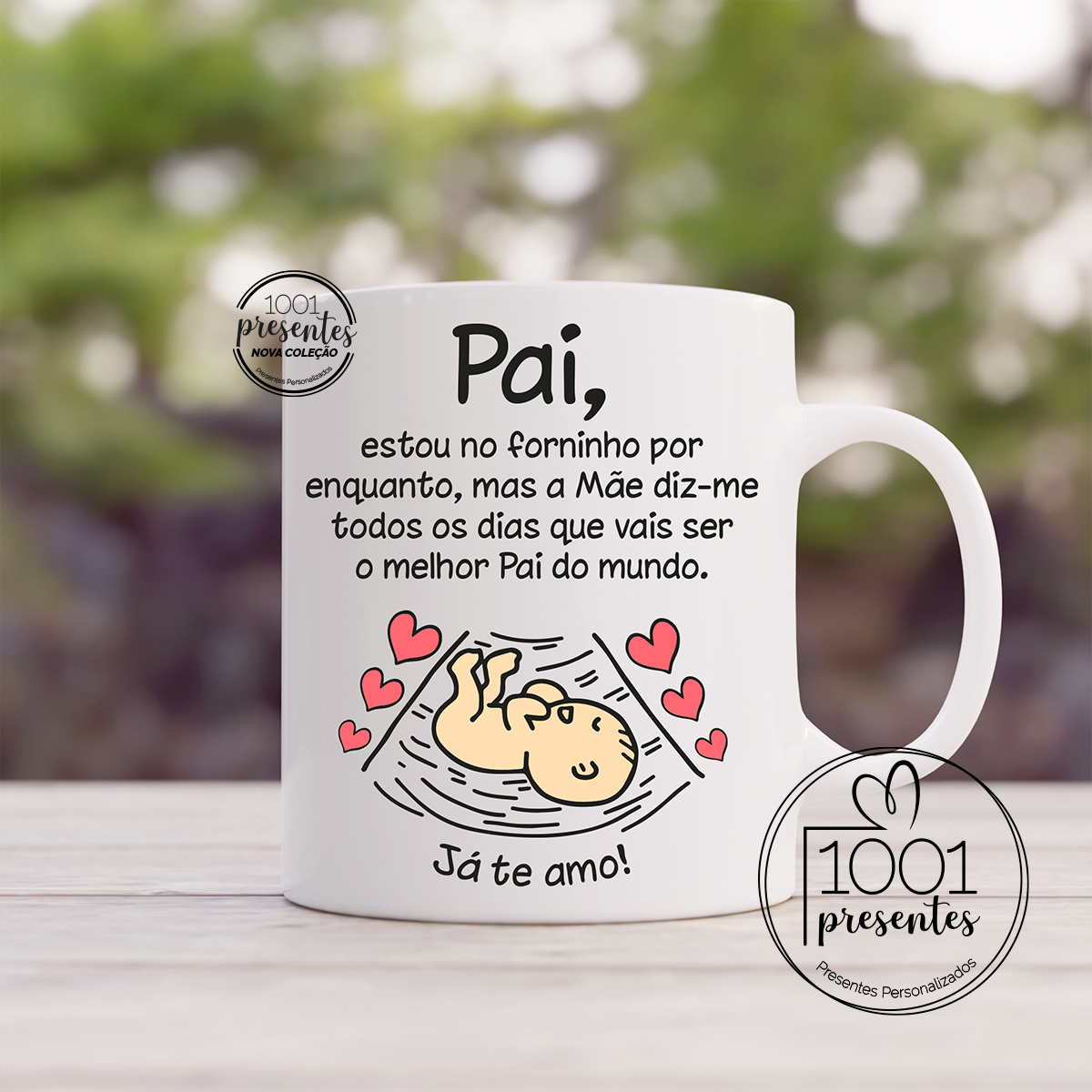 Caneca "Pai, estou no forninho"