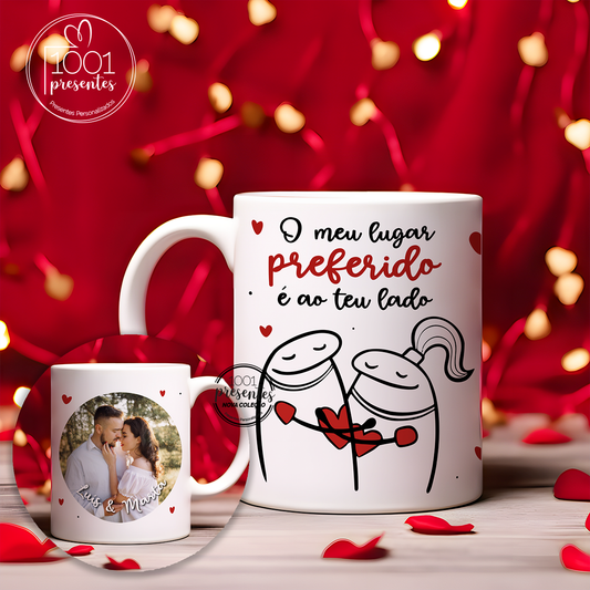Caneca namorados "Flork"