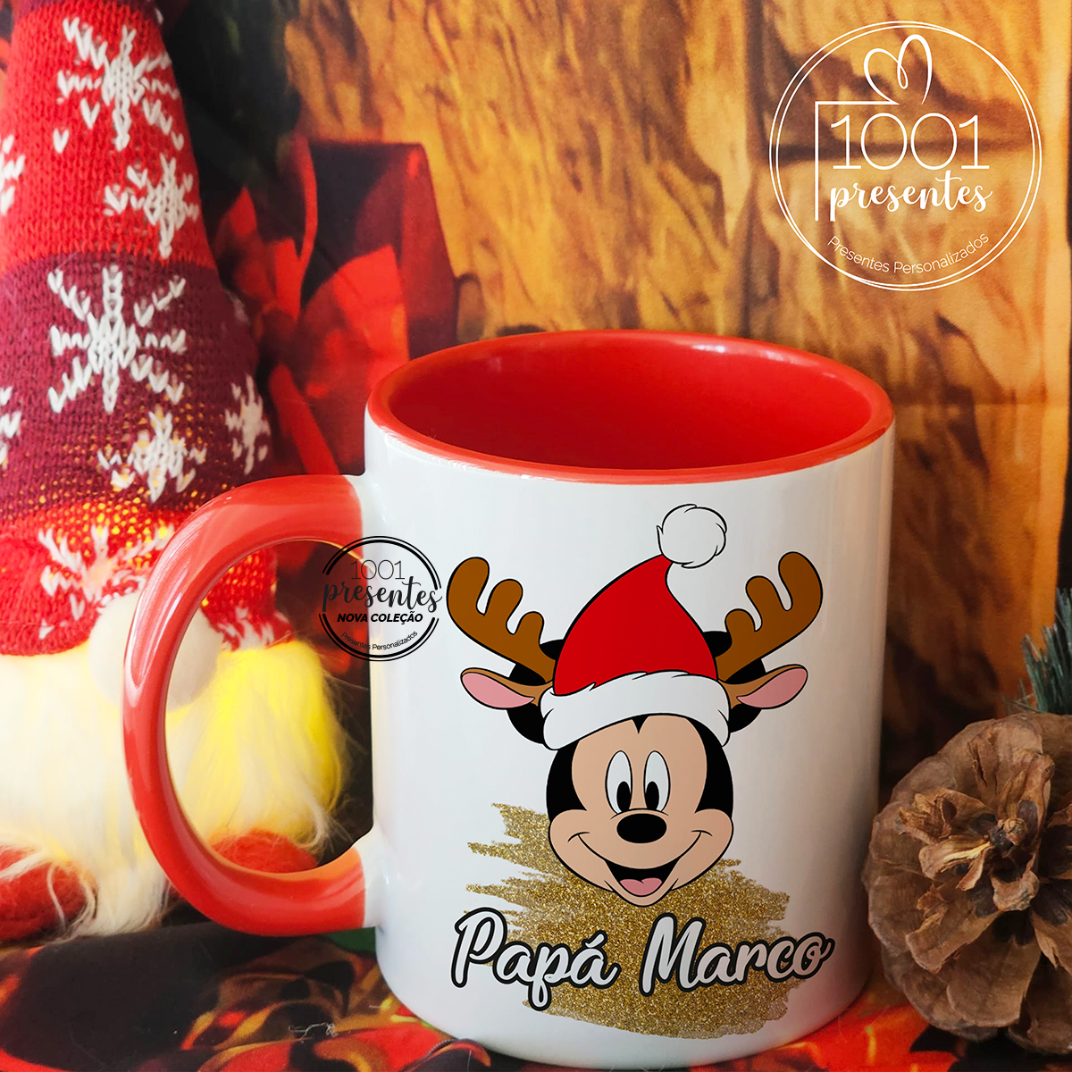 Caneca Natal "Disney"
