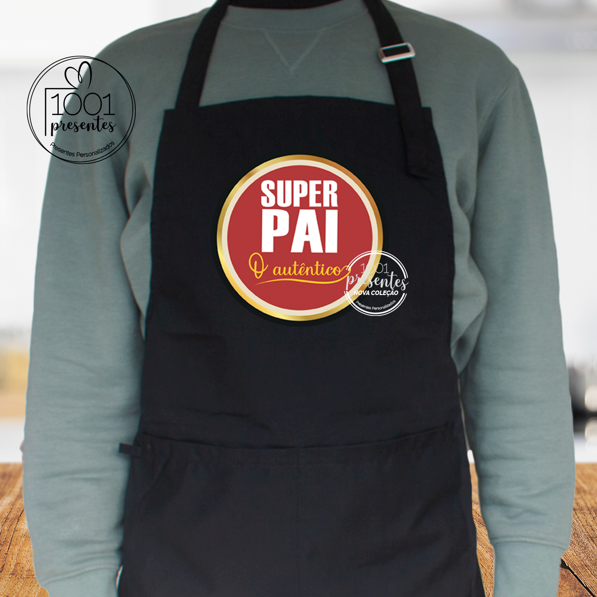 Avental "Super pai - o autêntico"