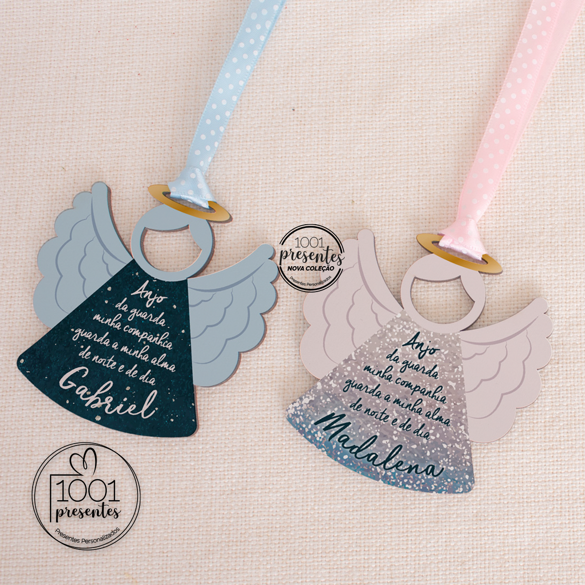 Pendente anjo da guarda "Nome"