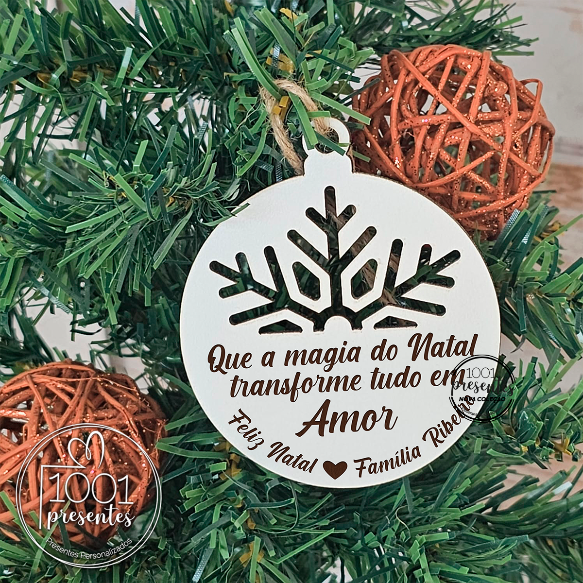 Pendente de Natal "Floco"