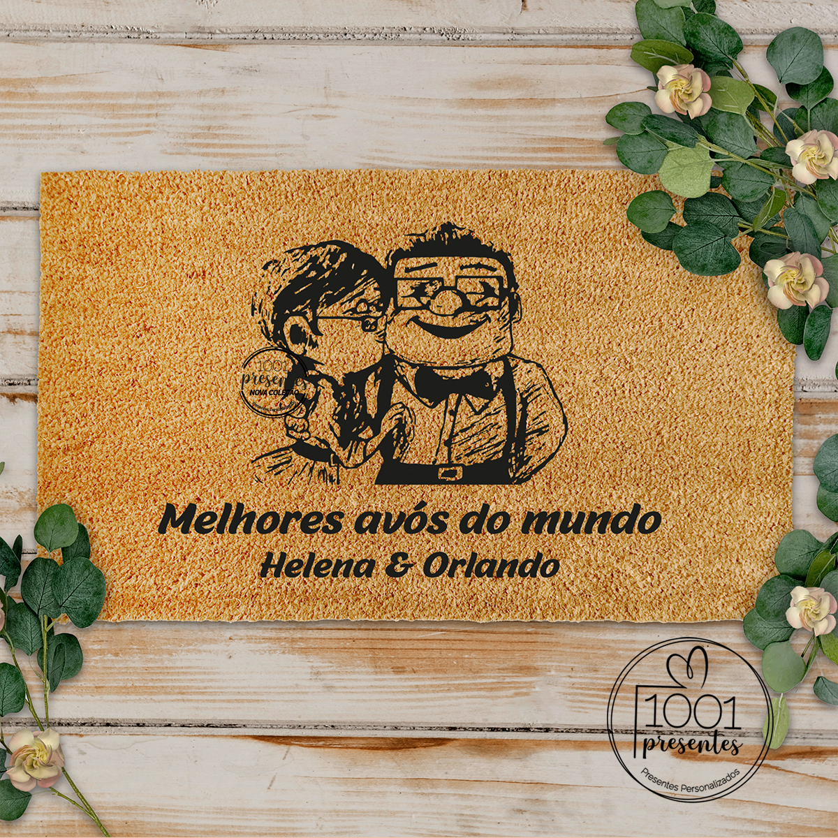 Tapete de entrada "Os melhores avós do Mundo"